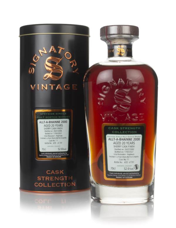 Allt-á-Bhainne 20 Year Old 2000 (cask 11) - Cask Strength Collection (Signatory) product image