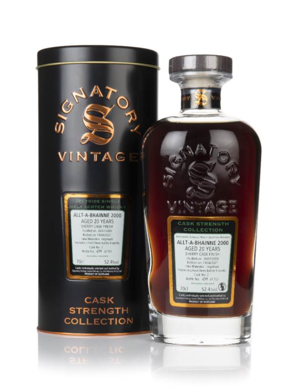 Allt-á-Bhainne 20 Year Old 2000 (cask 3) - Cask Strength Collection (Signatory) product image