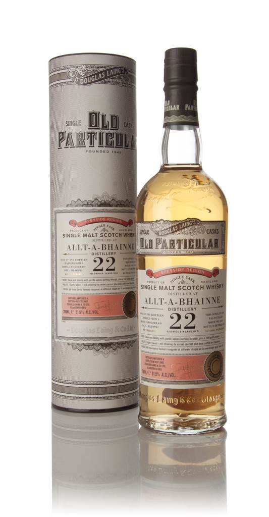 Allt-á-Bhainne 22 Year Old 1993 (cask 10991) - Old Particular (Douglas Laing) product image