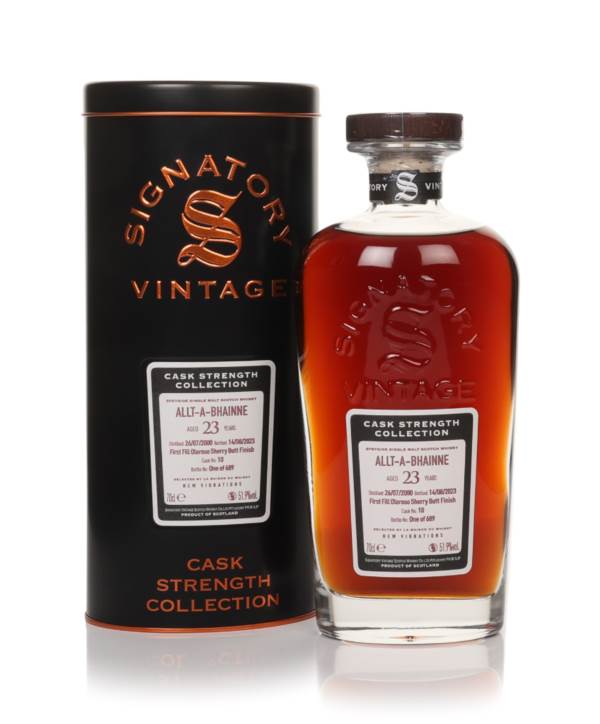 Allt-a-Bhainne 23 Year Old 2000 (cask 10) - Cask Strength Collection New Vibrations (Signatory) product image