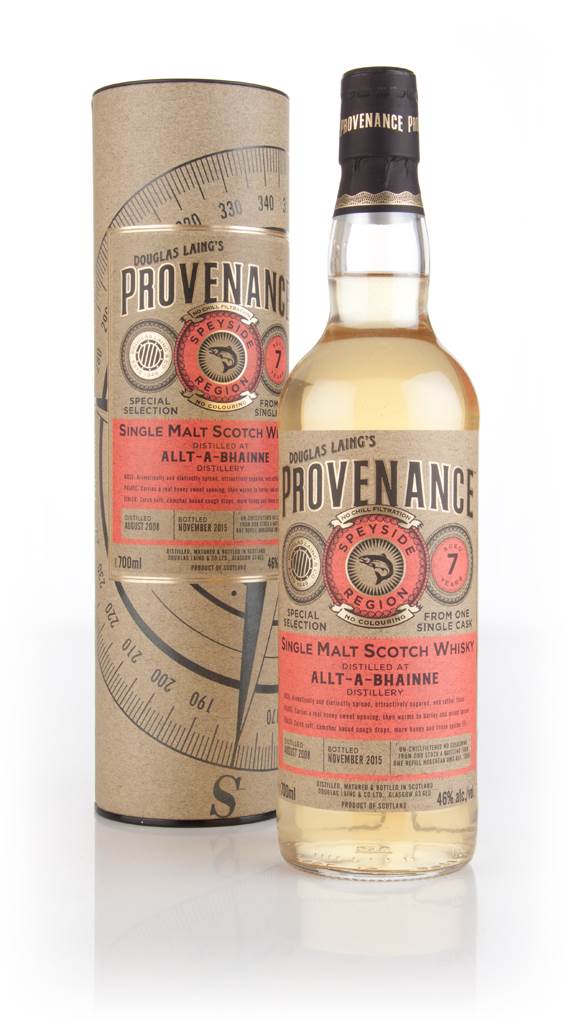 Allt-á-Bhainne 7 Year Old 2008 (cask 10985) - Provenance (Douglas Laing) product image