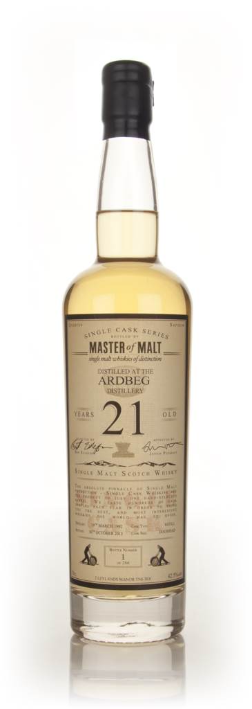 Ardbeg 21 Year Old 1992 - Single Cask (Master of Malt) product image
