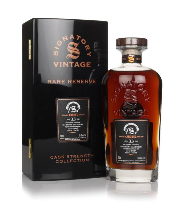 Ardbeg 33 Year Old 1991 (cask 02/453/1) - Cask Strength Collection Rare Reserve (Signatory) product image