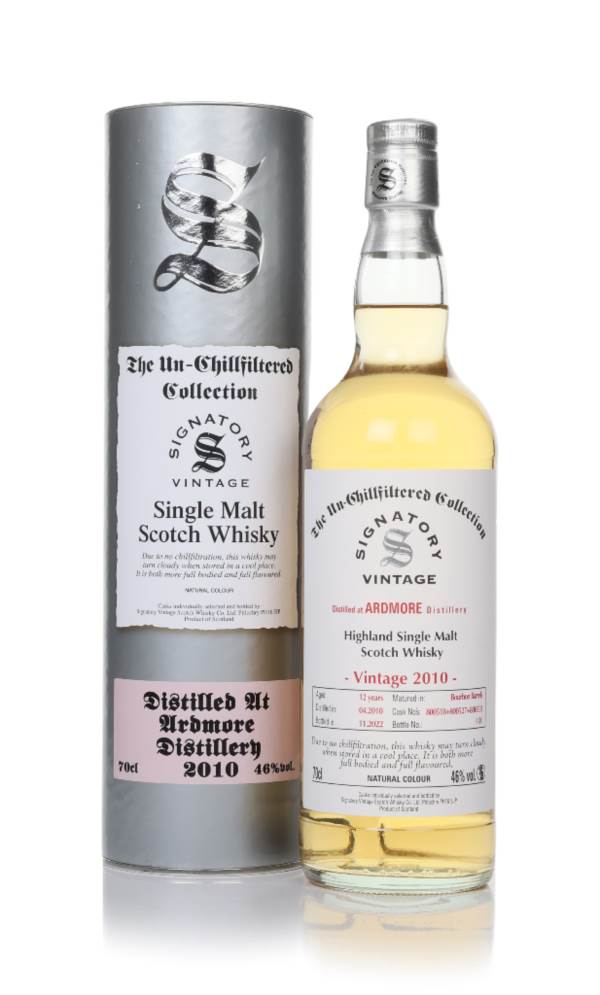 Ardmore 12 Year Old 2010 (casks 800518, 800527 & 800531) - Un-Chillfiltered Collection (Signatory) product image