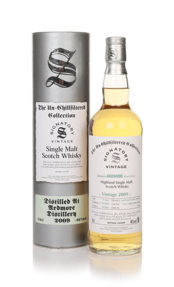 Ardmore 13 Year Old 2009 (casks 706475, 706489, 706490 & 706491) - Un-Chillfiltered Collection (Signatory) product image