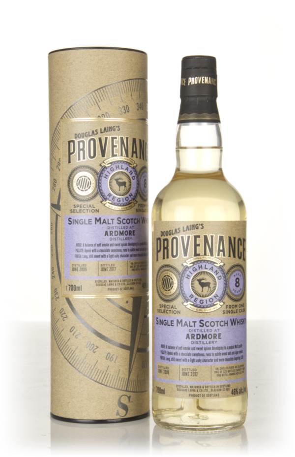 Ardmore 8 Year Old 2009 (cask 11796) - Provenance (Douglas Laing) product image