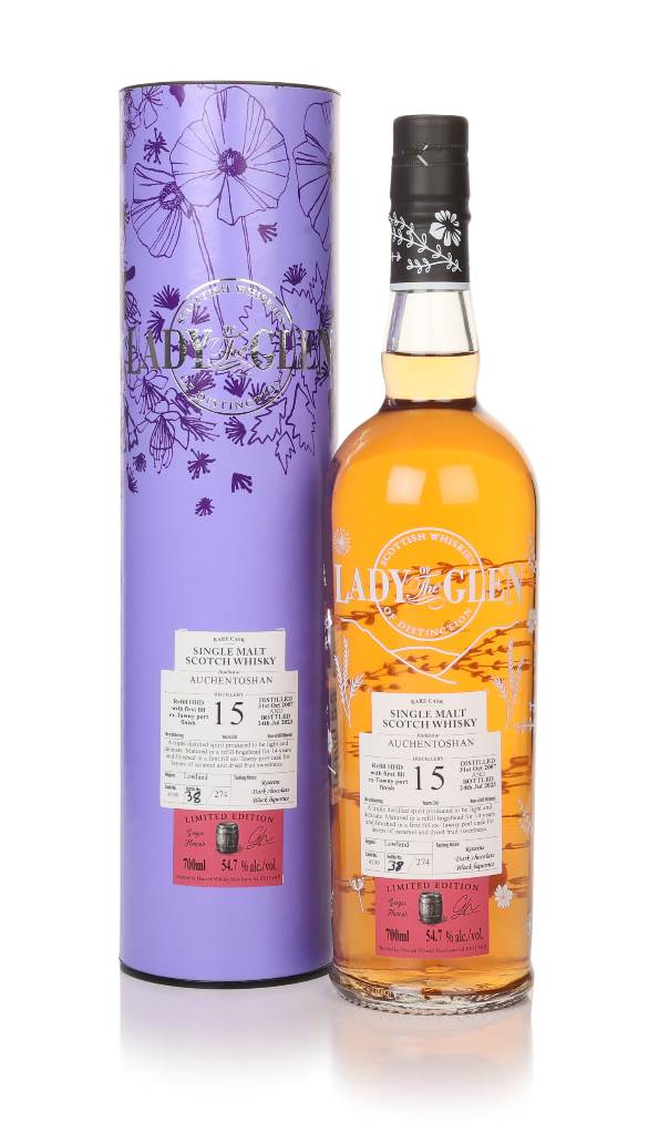 Auchentoshan 15 Year Old 2007 (cask 4199) - Lady of the Glen (Hannah Whisky Merchants) product image