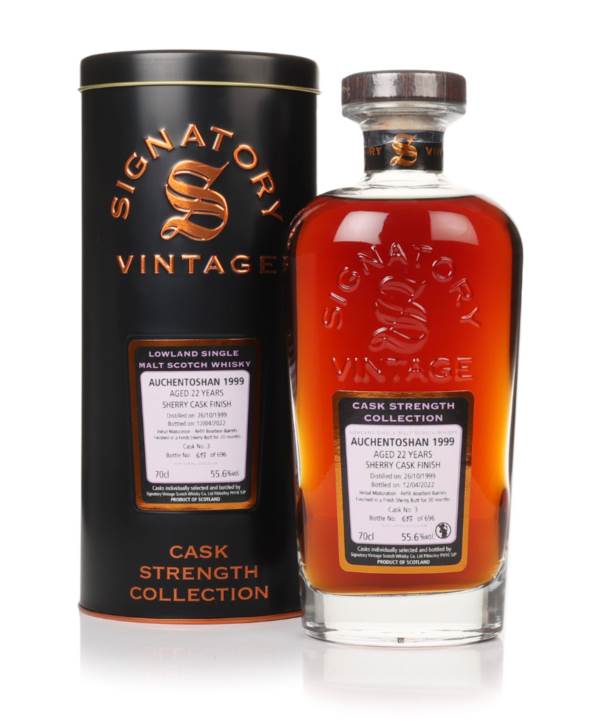 Auchentoshan 22 Year Old 1999 (cask 3) - Cask Strength Collection (Signatory) product image