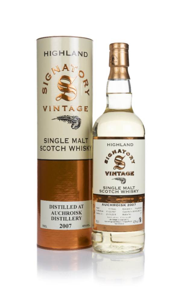 Auchroisk 11 Year Old 2007 (casks 803196 & 803197) - Signatory product image