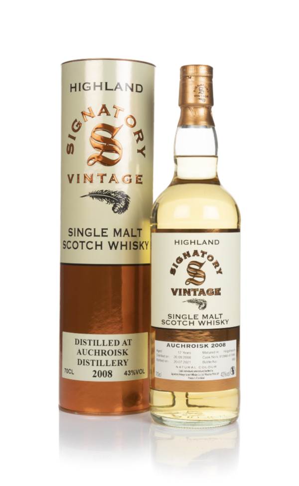 Auchroisk 12 Year Old 2008 (casks 813968 & 813969) - Signatory product image