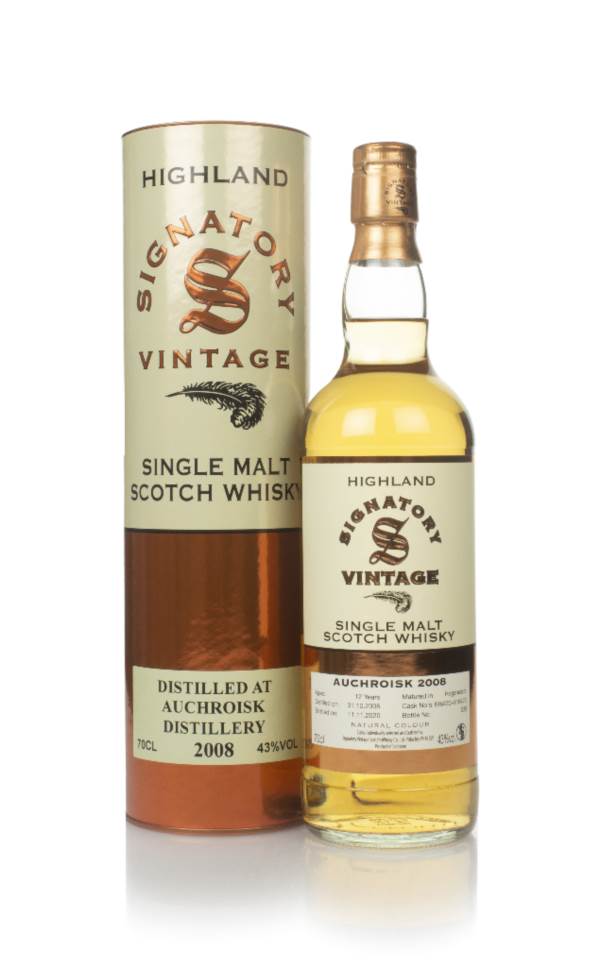 Auchroisk 12 Year Old 2008 (casks 816420 & 816423) - Signatory product image