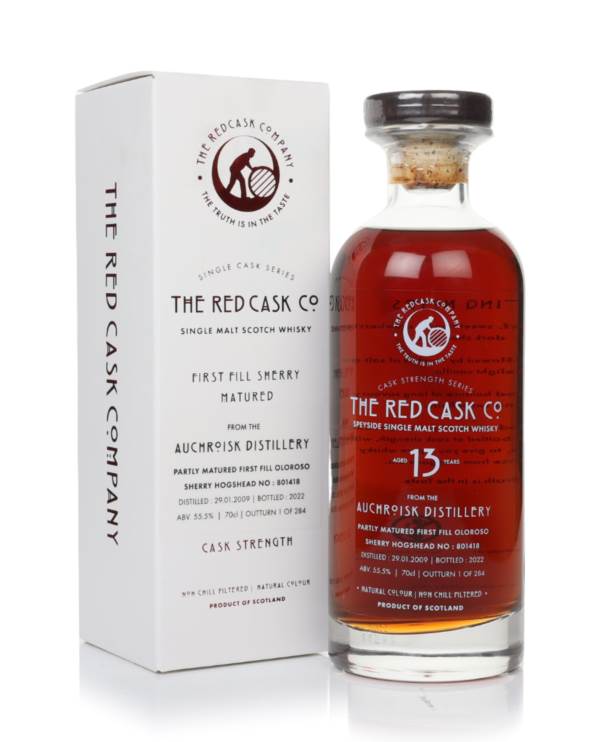 Auchroisk 13 Year Old 2009 (cask 801418) - Single Cask Series (The Red Cask Company) product image