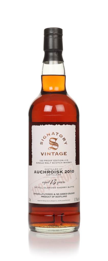 Auchroisk 13 Year Old 2010 - 100 Proof Edition #12 (Signatory) product image
