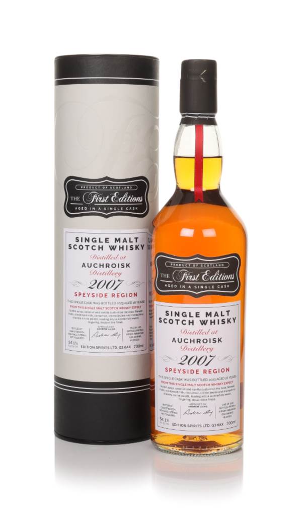 Auchroisk 16 Year Old 2007 (cask 20605) - The First Editions (Hunter Laing) product image