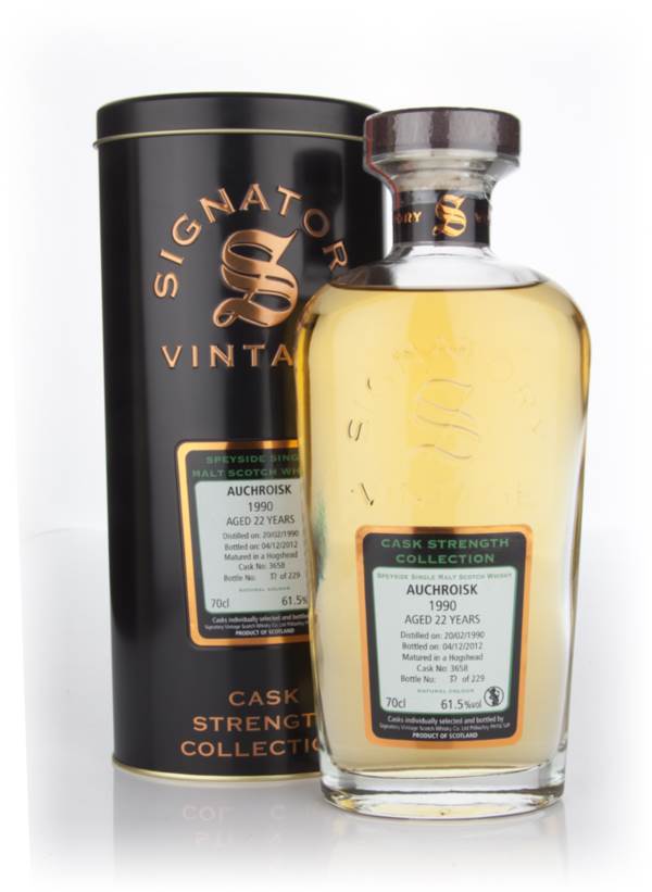 Auchroisk 22 Year Old 1990 (cask 3658) - Cask Strength Collection (Signatory) product image