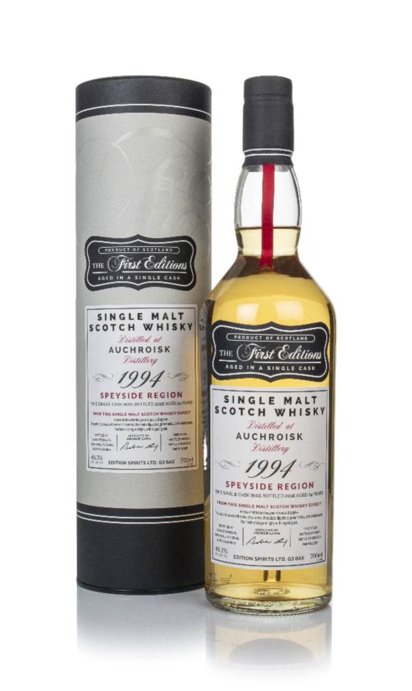 Auchroisk 24 Year Old 1994 (cask 15396) - The First Editions (Hunter Laing) product image