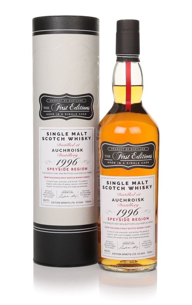 Auchroisk 25 Year Old 1996 (cask 19727) - The First Editions (Hunter Laing)