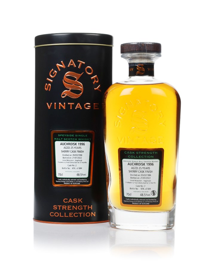 Auchroisk 25 Year Old 1996 (cask 2) - Cask Strength Collection (Signatory)
