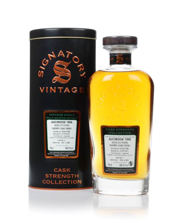 Auchroisk 25 Year Old 1996 (cask 2) - Cask Strength Collection (Signatory) product image