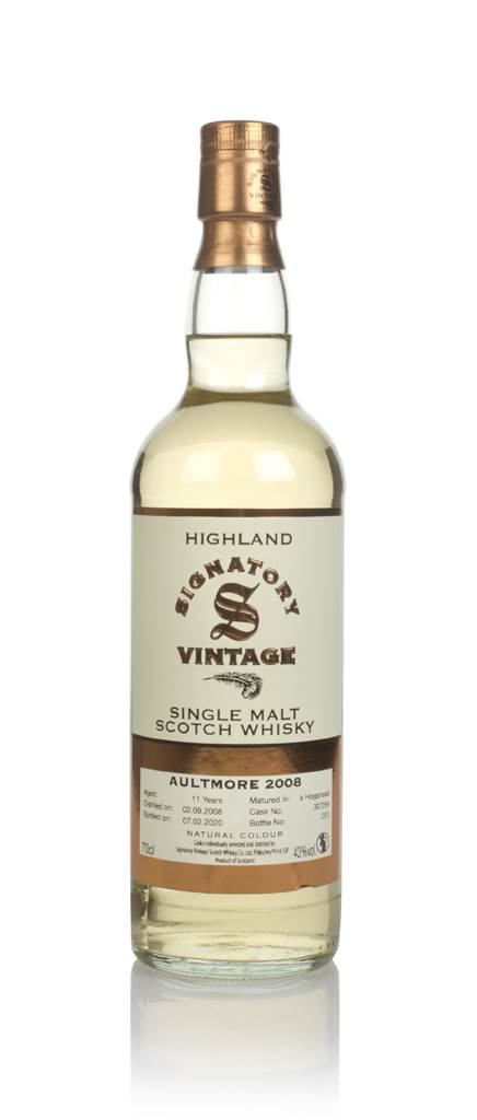 Aultmore 11 Year Old 2008 (cask 307294) - Signatory product image