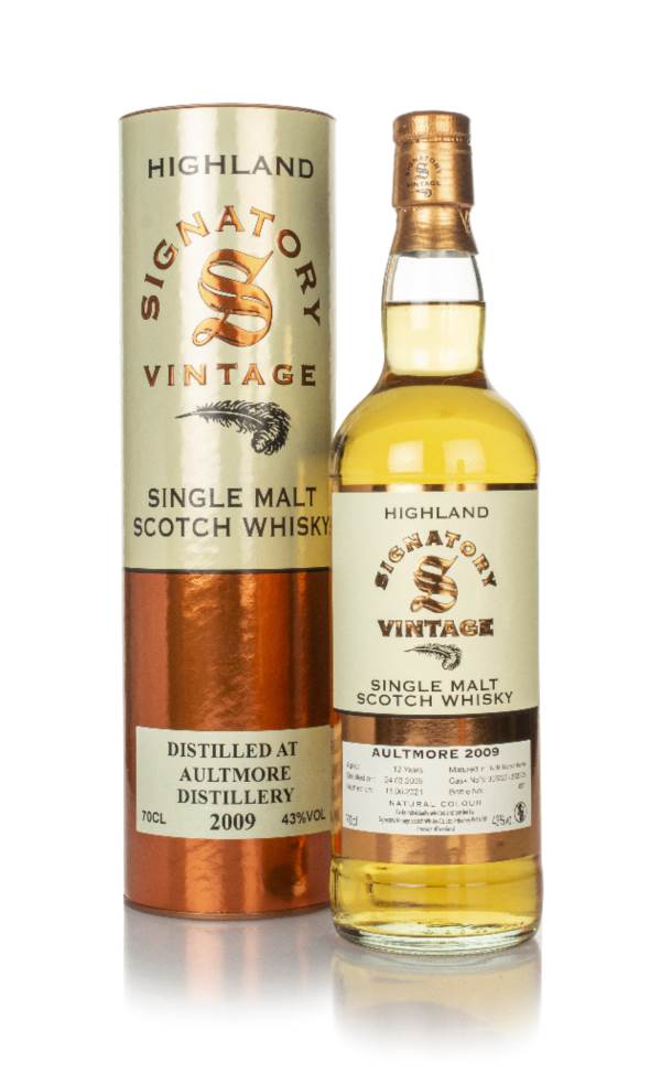Aultmore 12 Year Old 2009 (casks 303222 & 303225) - Signatory product image