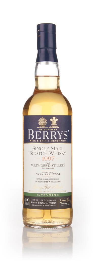 Aultmore 16 Year Old 1997 (cask 3584) (Berry Bros. & Rudd) product image
