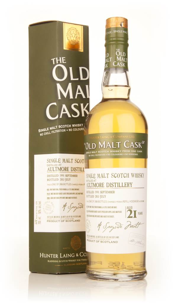 Aultmore 21 Year Old 1991 (cask 9869) - Old Malt Cask (Hunter Laing) product image