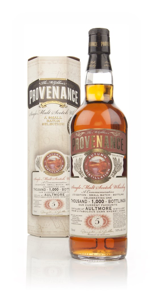 Aultmore 5 Year Old - Provenance (Douglas Laing) - Commemorative 1,000th Bottling Edition