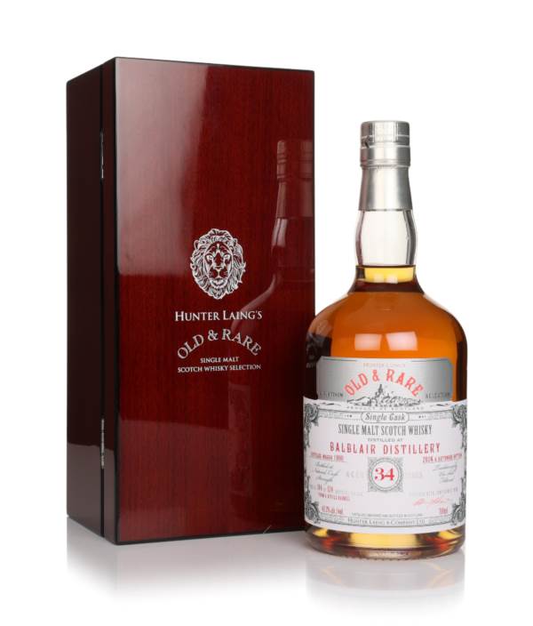 Balblair 34 Year Old 1990 - Old & Rare Platinum (Hunter Laing) product image