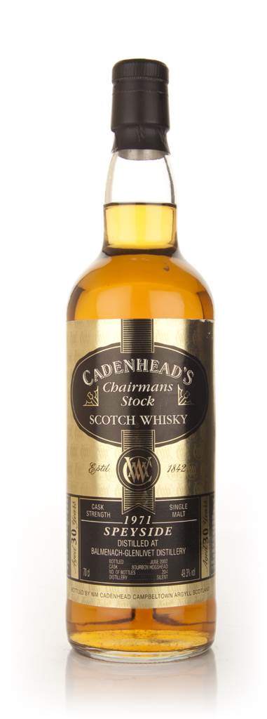 Balmenach 30 Year Old 1971 - Chairman's Stock (Cadenhead's) product image