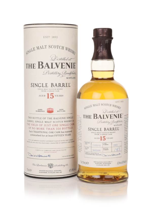 Balvenie 15 Year Old 1995 (cask 2903) Single Barrel product image