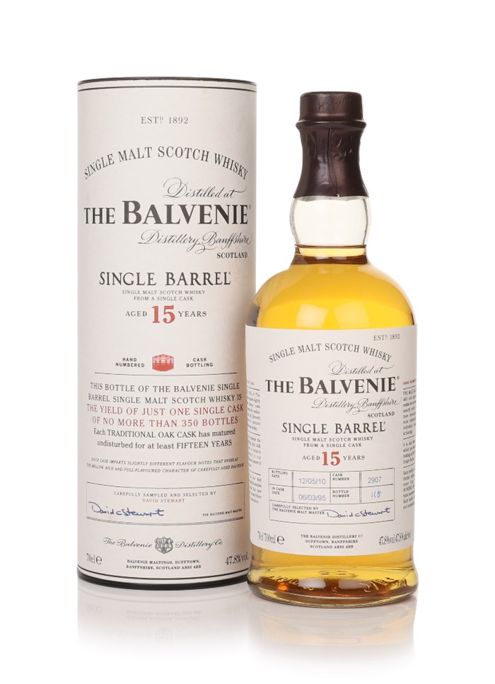 Balvenie 15 Year Old 1995 (cask 2907) - Single Barrel