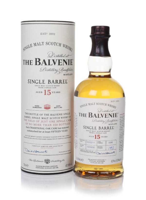 Balvenie 15 Year Old 1995 Single Barrel (cask 9386) product image