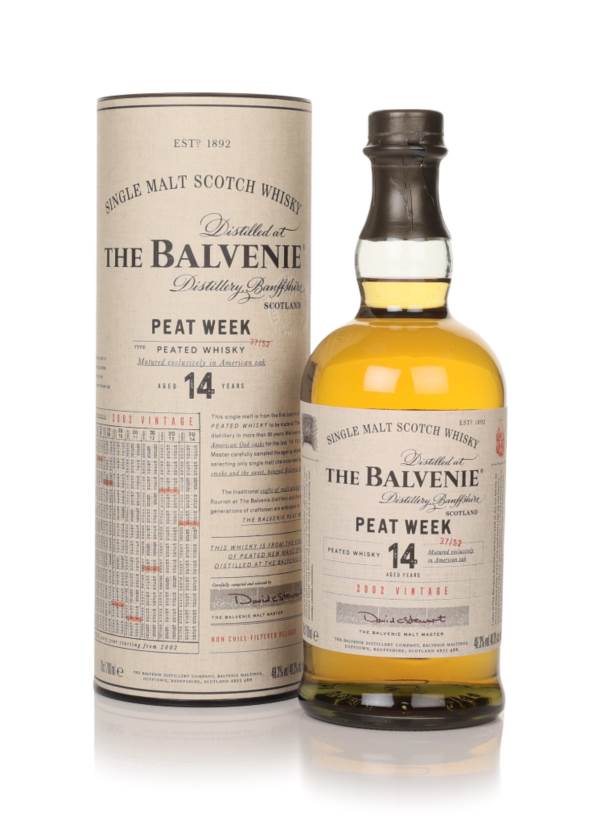 Balvenie Peat Week Aged 14 Year Old - 2002 Vintage product image
