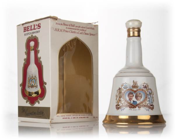 Bell's Marriage of Prince Charles and Lady Diana Spencer Decanter - 1981 product image