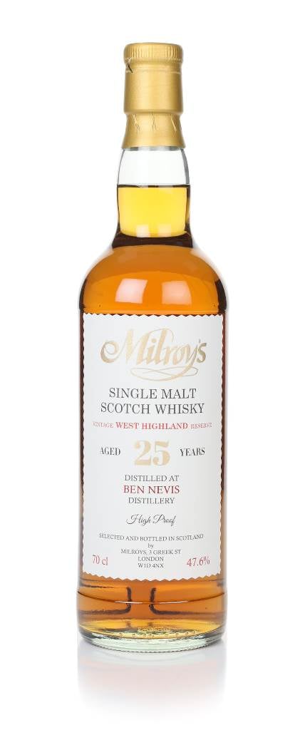 Ben Nevis 25 Year Old 1996 (cask 20) - Milroy's product image