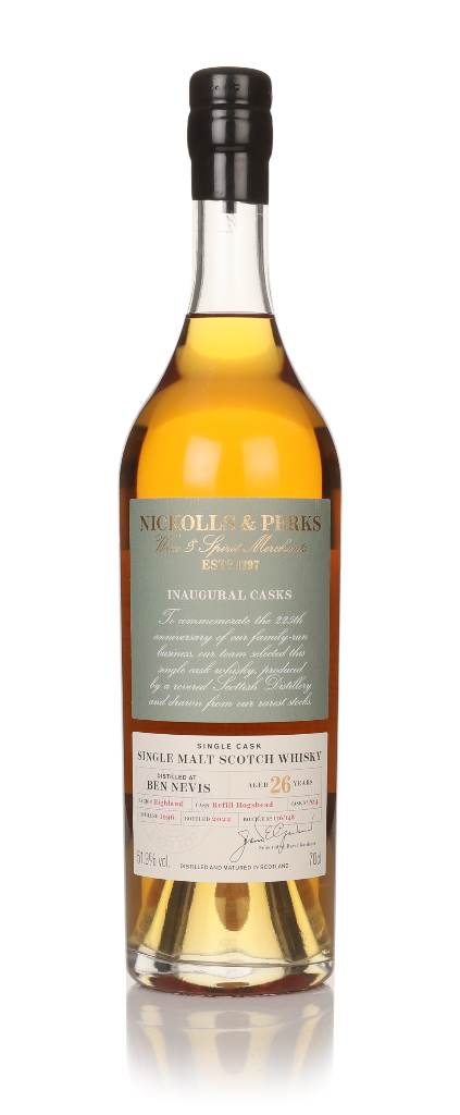 Ben Nevis 26 Year Old 1996 (cask 854) - Inaugural Casks (Nickolls & Perks) product image
