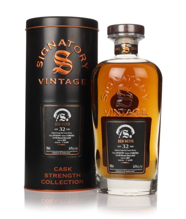 Ben Nevis 32 Year Old 1991 (cask 3837) - Cask Strength Collection (Signatory) product image