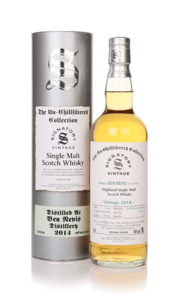 Ben Nevis 8 Year Old 2014 (casks 277 & 278) - Un-Chilfiltered Collection (Signatory) product image