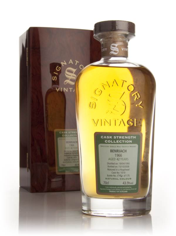 Benriach 42 Year Old 1966 - Cask Strength Collection Rare Reserve (Signatory Bottling) product image