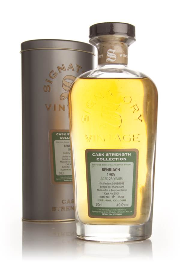 Benriach 23 Year Old 1985 - Cask Strength Collection (Signatory Bottling) product image