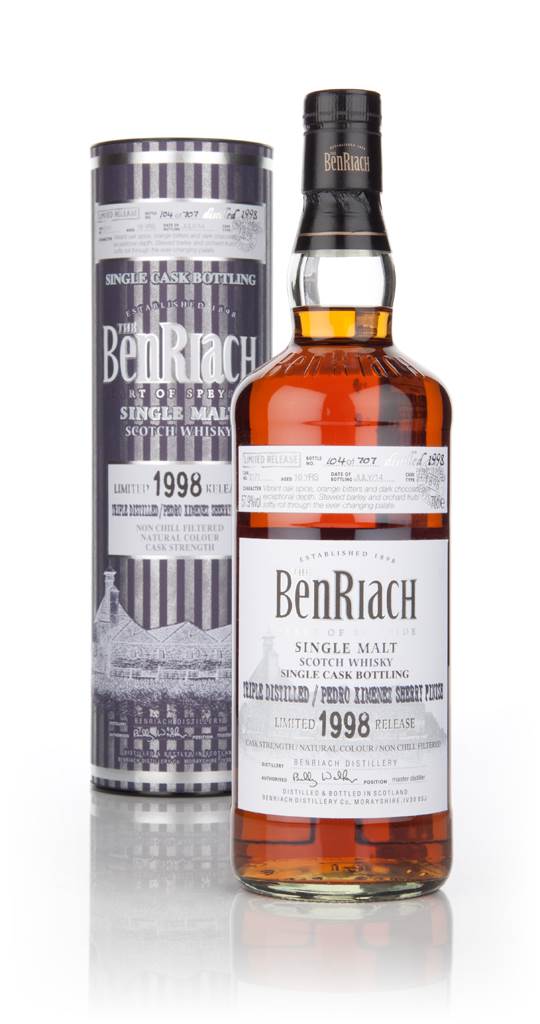 Benriach 16 Year Old 1998 (cask 5171) Triple Distilled, Pedro Ximenez Sherry Cask Finish product image
