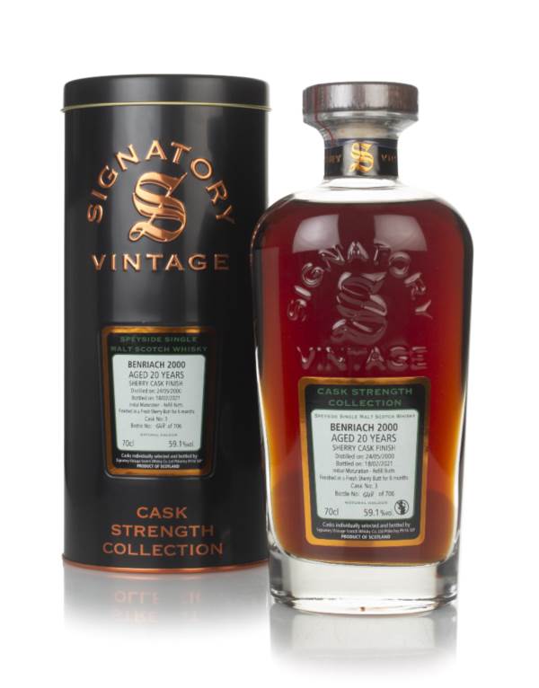 Benriach 20 Year Old 2000 (cask 3) - Cask Strength Collection (Signatory) product image