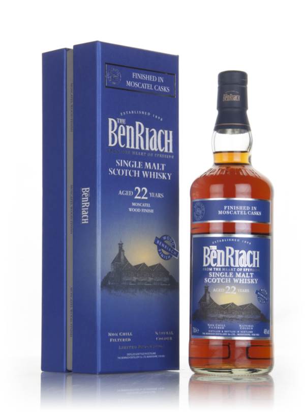 BenRiach 22 Year Old Moscatel Wood Finish product image