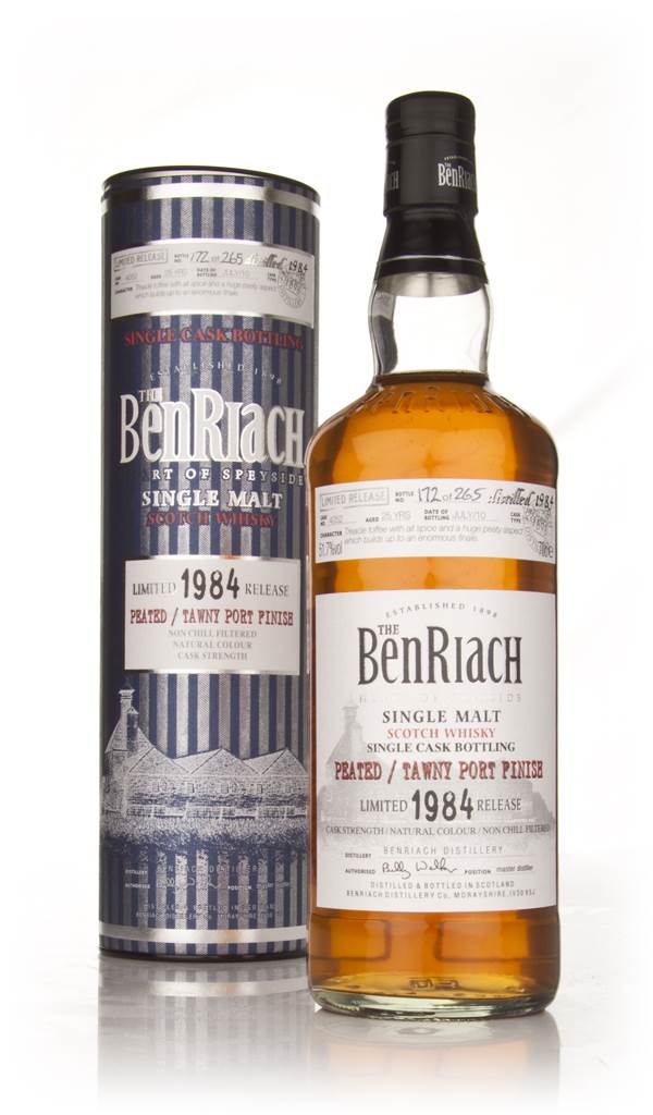 Benriach 25 Year Old 1984 Peated Tawny Port Cask Finish product image