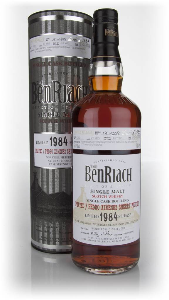Benriach 27 Year Old 1984 Peated Pedro Ximénez Cask Finish product image