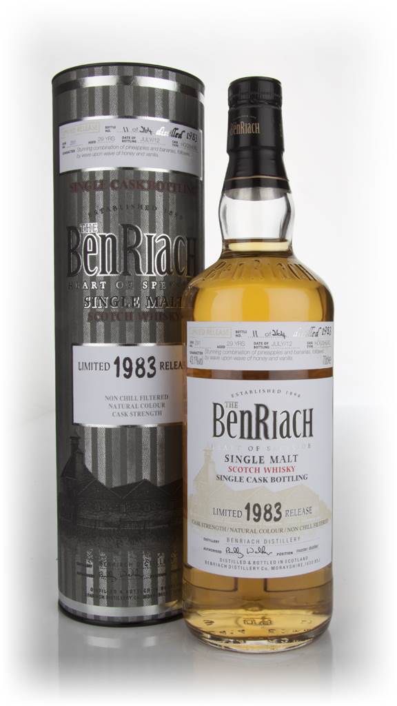 Benriach 29 Year Old 1983 Refill Hogshead product image