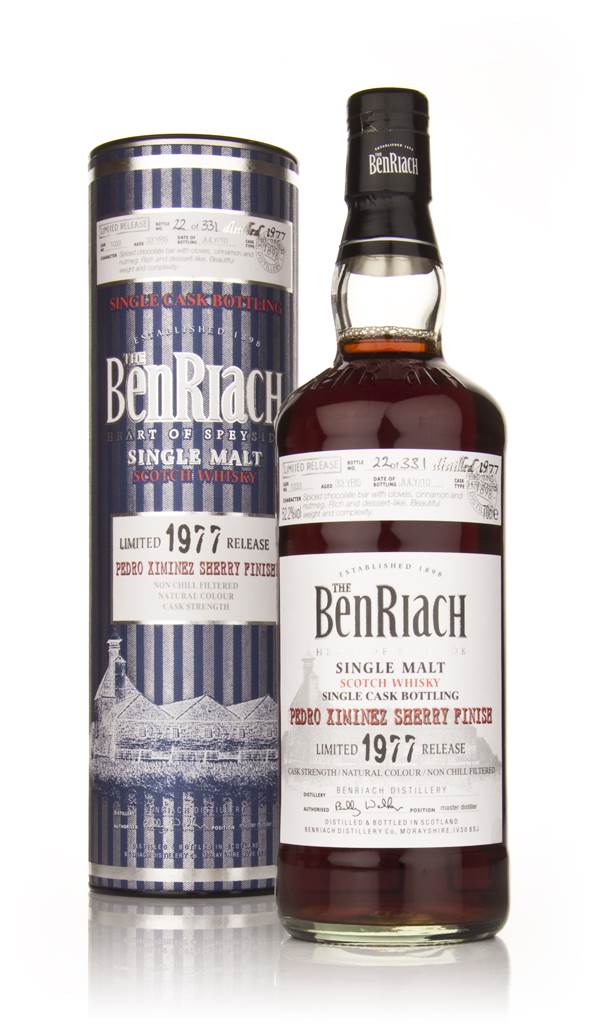 Benriach 33 Year Old 1977 (Pedro Ximénez Sherry Cask Finish) product image