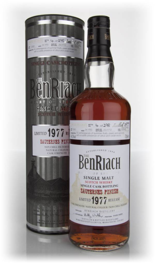 BenRiach 34 Year Old 1977 Sauternes product image