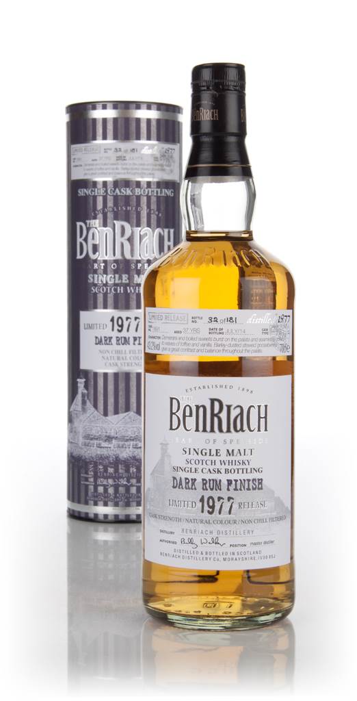 BenRiach 37 Year Old 1977 (cask 1891) Dark Rum Cask Finish product image